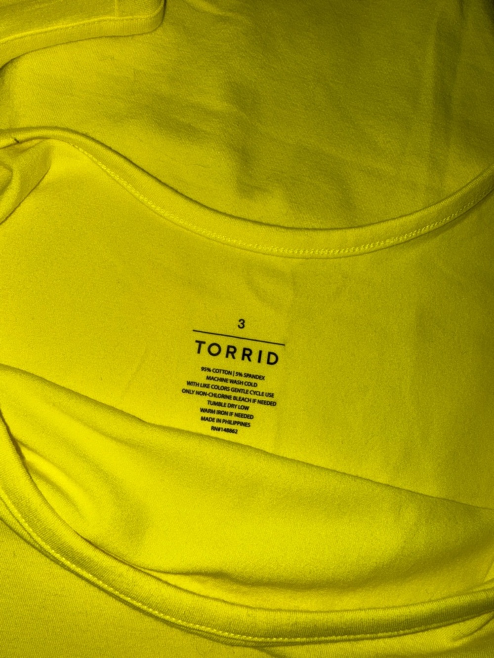 Torrid Bright Yellow Bodysuit - Picture 6 of 6